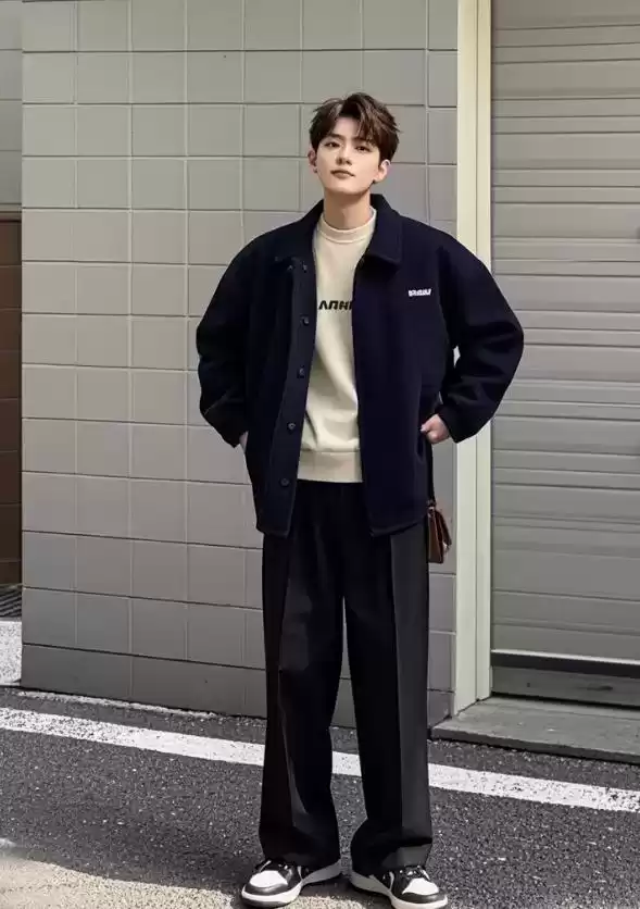 170微胖男生秋季通勤穿搭色彩指南：选色技巧提升魅力