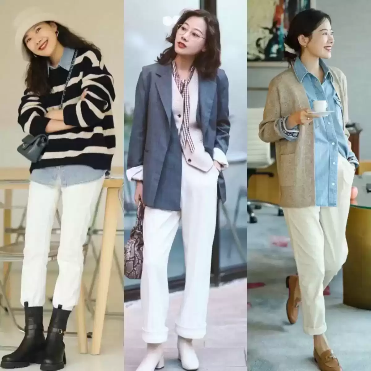 矮个子的女生穿衣搭配 这才是“小个子”该学的穿法：裙长过膝，裤长露踝，时髦又显腿长