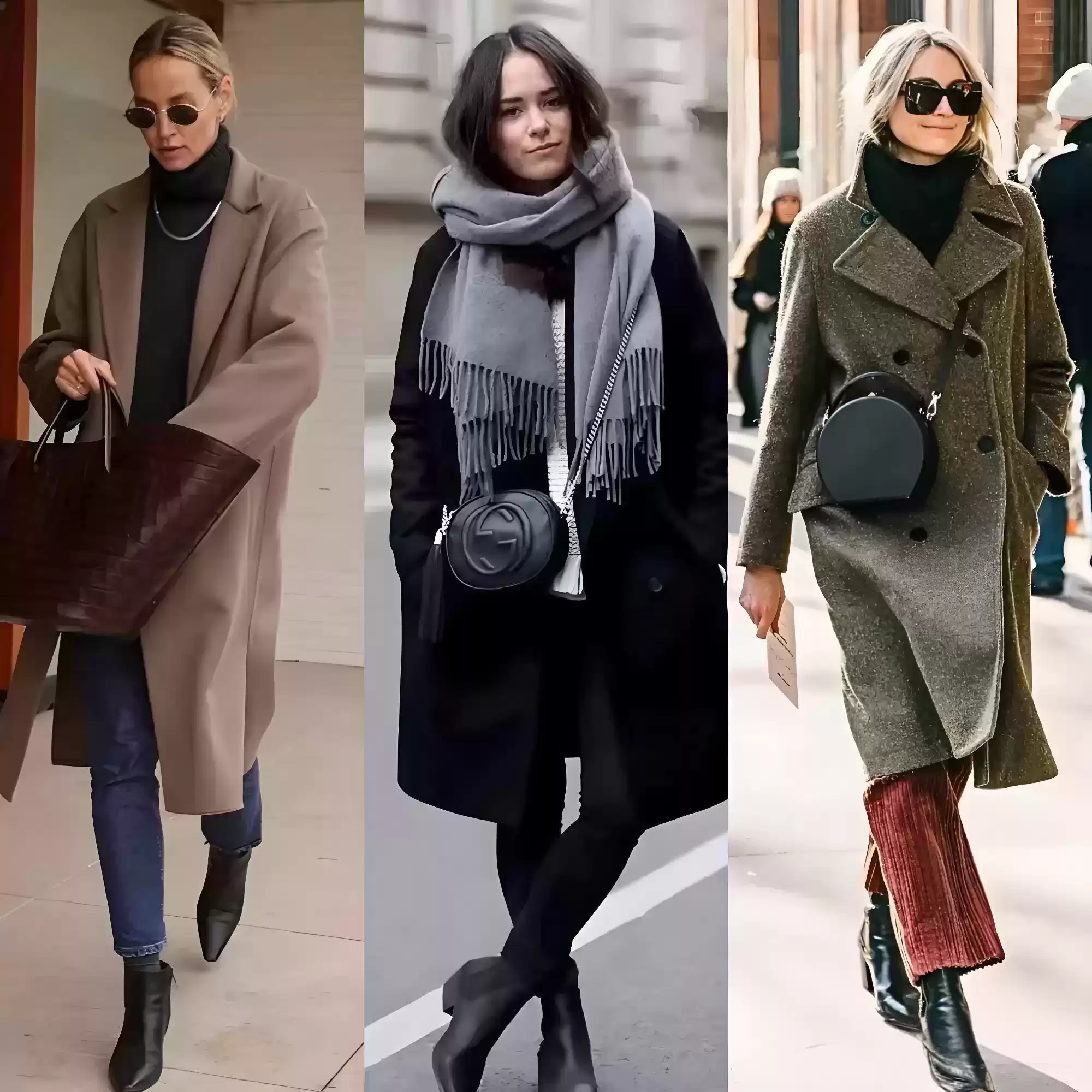 冬季女性穿搭指南：大衣与短靴的绝妙搭配，尽显高级时髦感