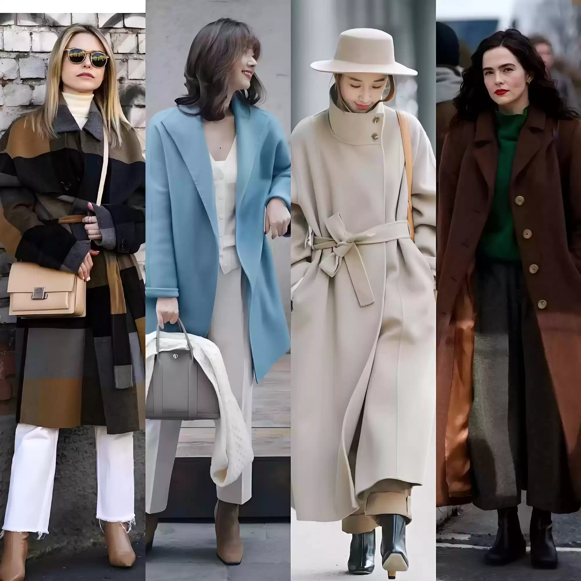 冬季女性穿搭指南：大衣与短靴的绝妙搭配，尽显高级时髦感