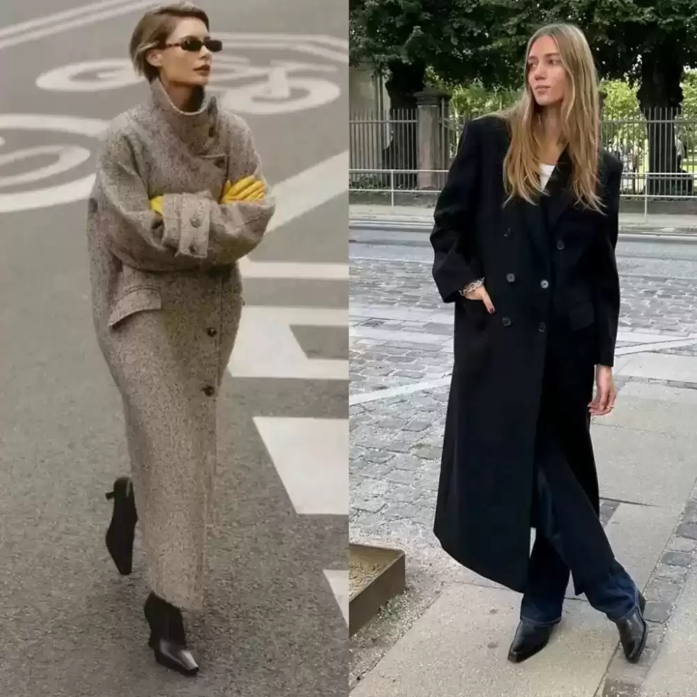 冬季女性穿搭指南：大衣与短靴的绝妙搭配，尽显高级时髦感