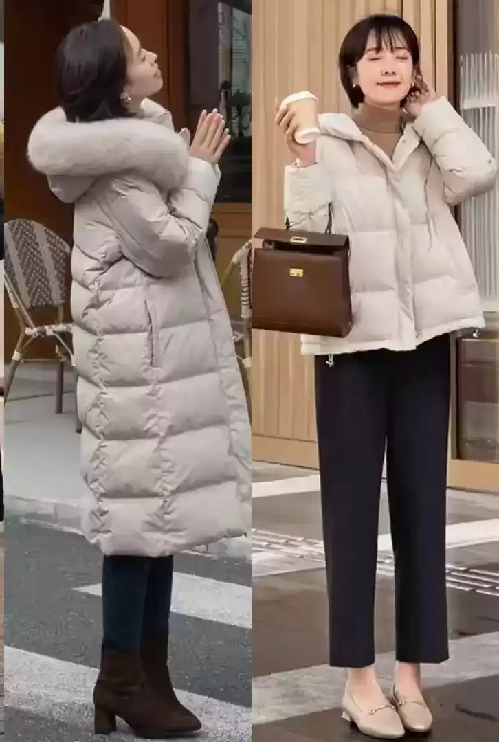 冬季羽绒服穿搭秘籍：胖人如何避免臃肿显胖，穿出时髦高级感