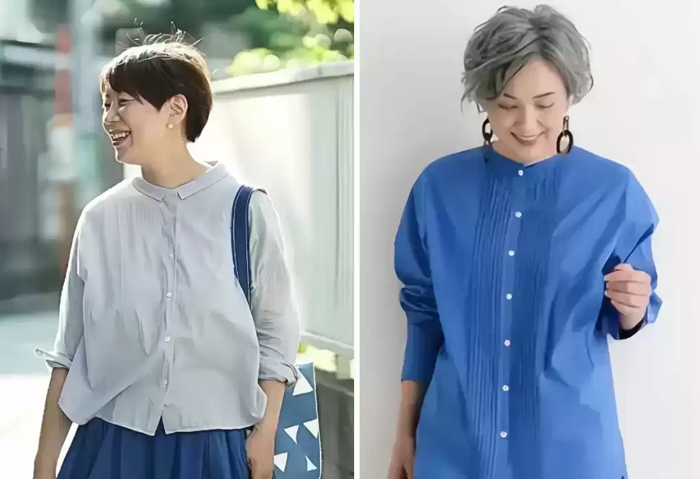 短发女孩穿搭秘诀：日本主妇的显高洋气造型解析