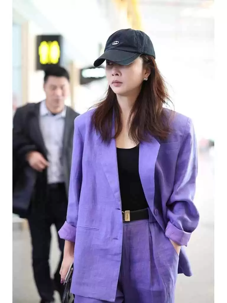 殷桃西装穿搭教科书:3种高级搭配术,轻松摆脱奶奶裤乐福鞋