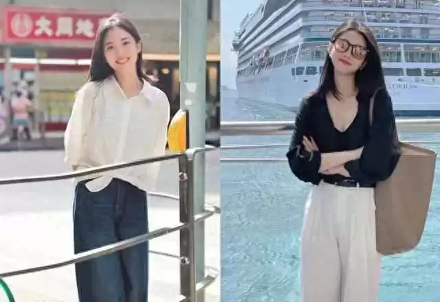 香港街拍潮流揭秘：阔腿裤与平底鞋的简约高级穿搭术