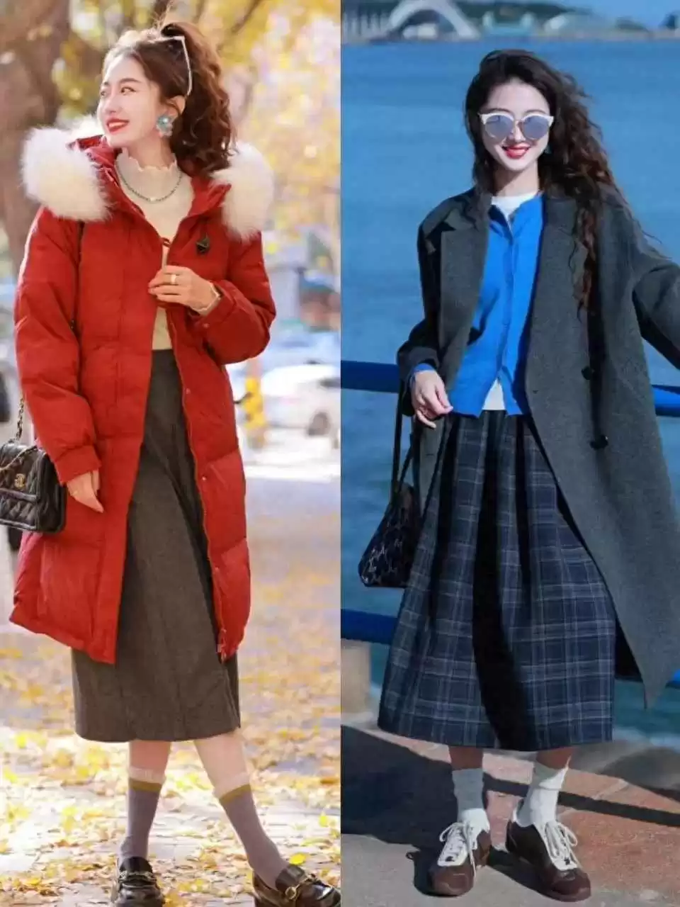 胯宽穿衣搭配秘籍：羽绒服配这3条裤子，遮肉效果超赞