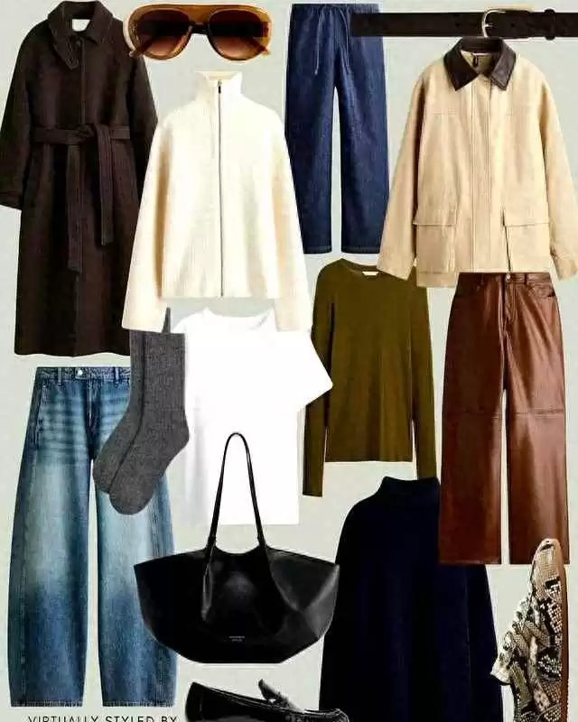 一周穿搭不发愁：9件衣服轻松搭配9套造型，告别衣柜选择困难