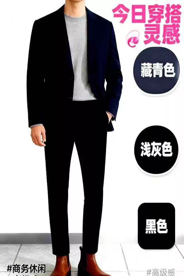 男高中生秋冬穿搭配色宝典:10套高级感造型配色秘诀