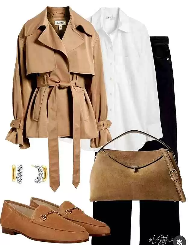 小个子女生穿衣搭配秘籍:6套懒人穿搭模板,照着穿就高级