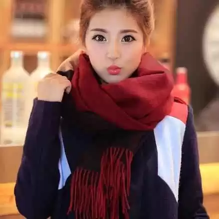 pick一条彩色围巾：在喜欢的颜色里过冬天