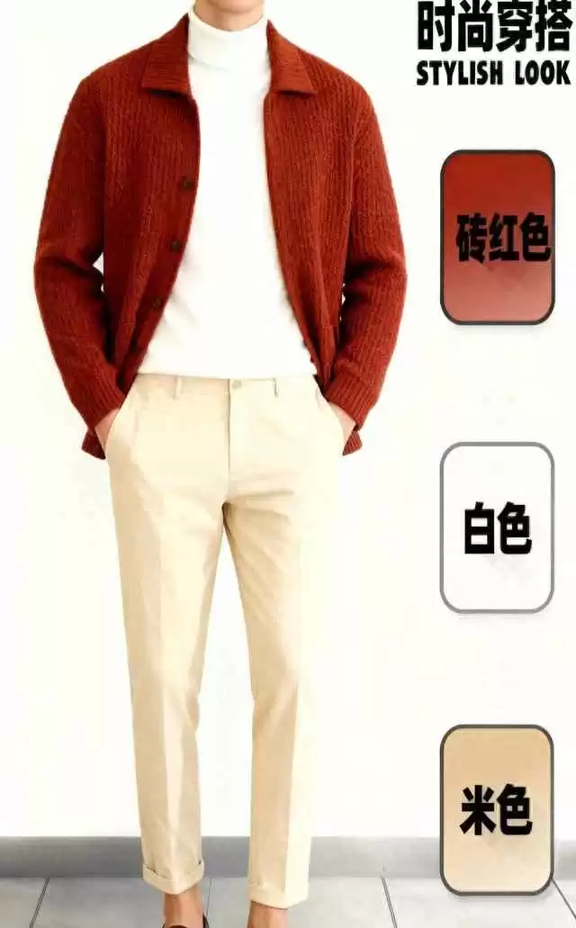 秋冬男装叠穿配色全攻略：10套实用色调公式，轻松穿出高级感