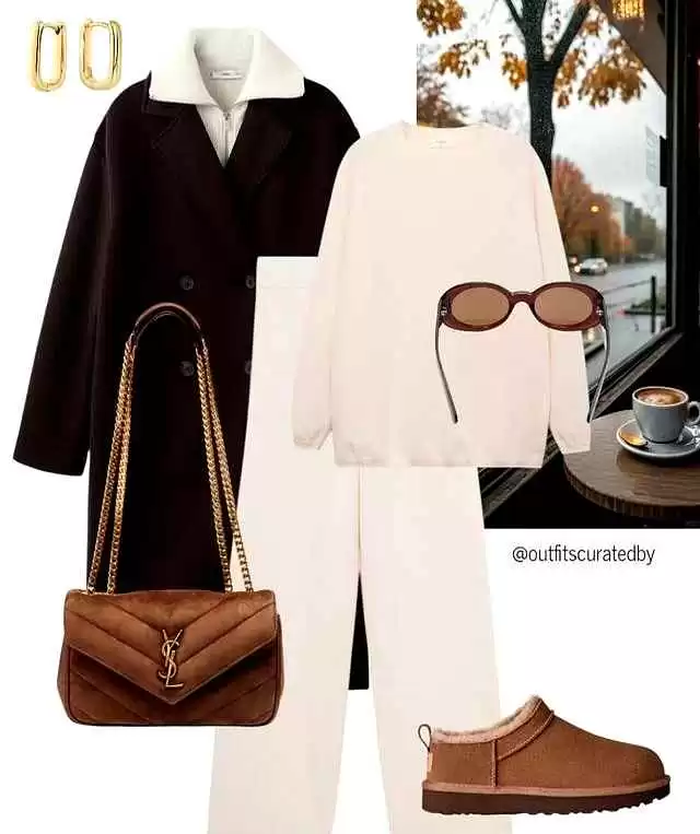 胸大腰粗怎么穿?深秋6套遮肉搭配,温暖显瘦不踩雷!