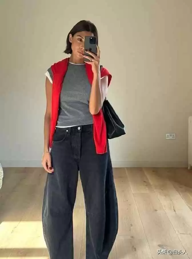 梨形身材救星!弯刀裤秋冬穿搭全攻略,胯宽腿粗一键隐形