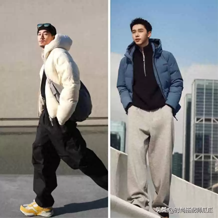 微胖男生冬季穿搭攻略：大衣羽绒服别总配牛仔裤，这3款裤子更显气质