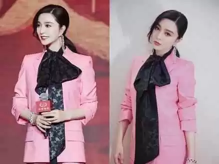 范冰冰灰色西装裙穿搭全解析，优雅高级感轻松拿捏