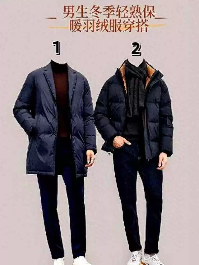 冬季男生轻熟风羽绒服穿搭全攻略：8套保暖公式，轻松穿出帅气