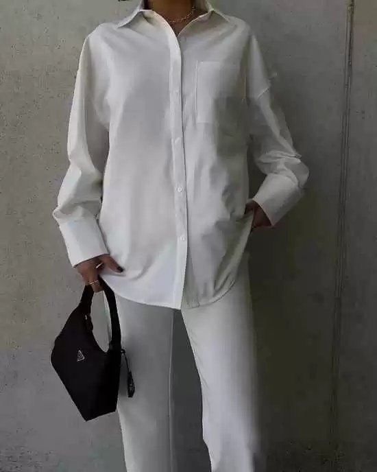 一件中式衬衣配裤子,穿出属于中国人的松弛与底气 一件中式衬衣配裤子,穿出属于中国人的松弛与底气