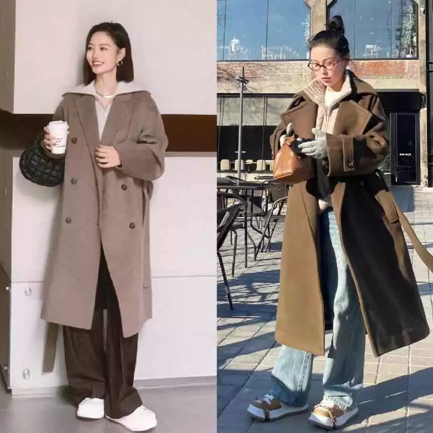 2023冬季潮流:40+女神必备的羽绒服阔腿裤和大衣卫衣穿搭术