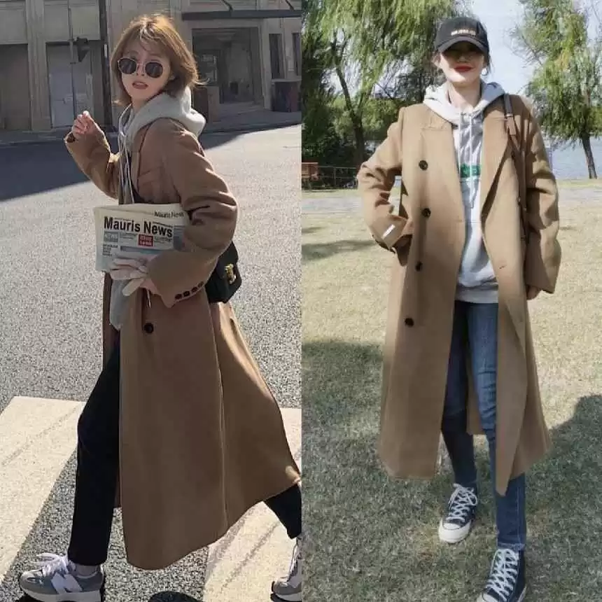 2023冬季潮流:40+女神必备的羽绒服阔腿裤和大衣卫衣穿搭术