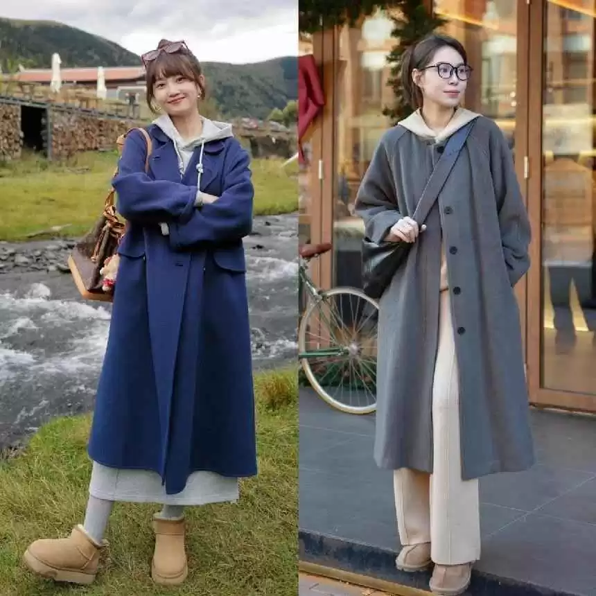 2023冬季潮流:40+女神必备的羽绒服阔腿裤和大衣卫衣穿搭术