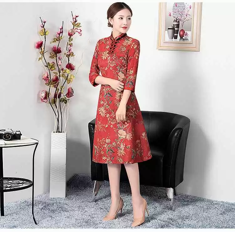 标题：选对中款旗袍，日常出门不烦恼！闺蜜都追着我问链接