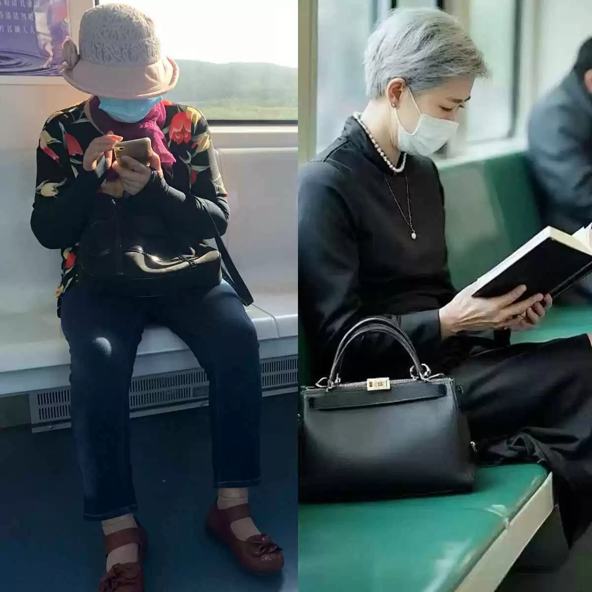 上海地铁奶奶穿搭大揭秘:会穿与不会穿,差距到底有多大
