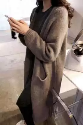 宽松毛衣外套搭配全解析