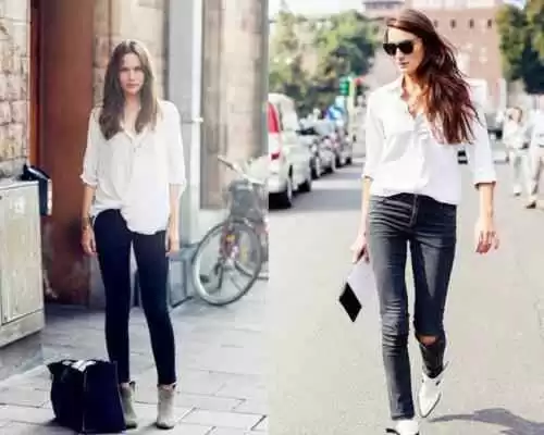 牛仔裤下面配什么鞋才能穿得好看又不重样